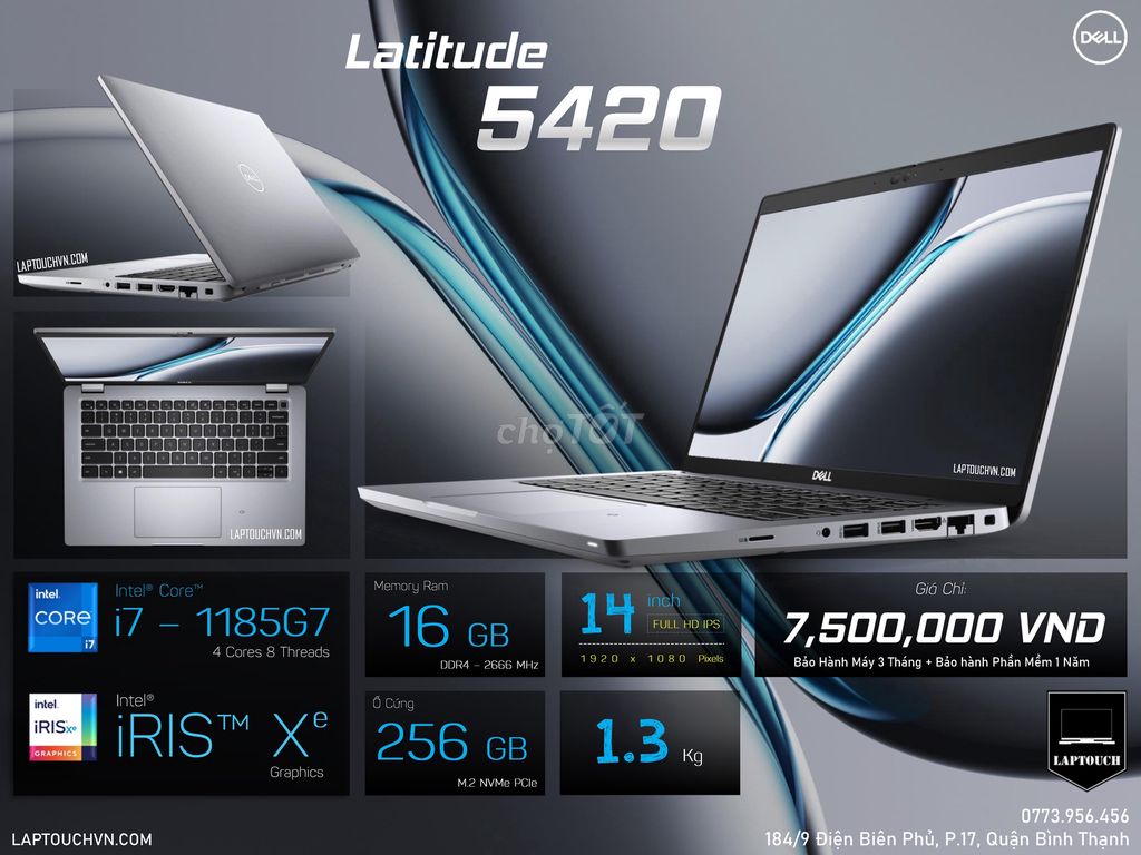 Dell Latitude 5420 [ I7-11th ]. Mua bán Laptop tại Quận Bình Thạnh Tp Hồ Chí Minh được đăng bởi Cửa Hàng Máy Tính Laptouch VN hình 1