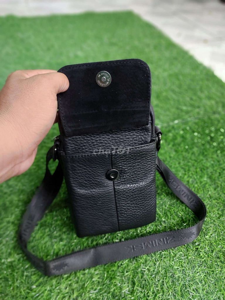 Túi đeo chéo nam da thật. Mua bán Túi xách tại Huyện Nhơn Trạch Đồng Nai được đăng bởi Túi Si Ngọc Khánh  hình 1