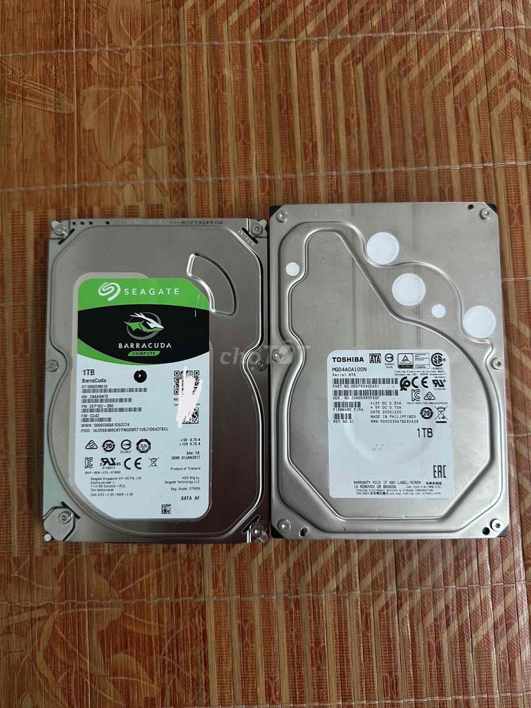 Ổ cứng HDD Seagate, Toshiba 1TB sk100%. Mua bán Linh kiện (RAM, Card...) tại Quận Hồng Bàng Hải Phòng được đăng bởi Nguyên Phương hình 1
