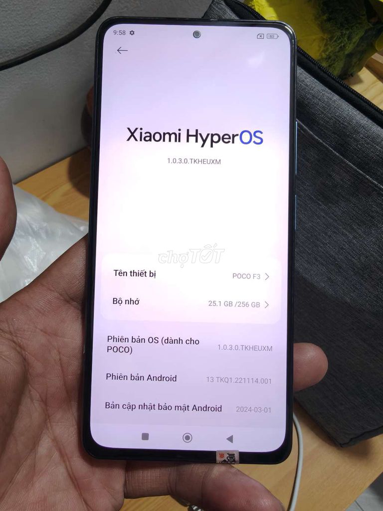 Xiaomi k40 5G 12GB 256GB, úp rôm quốc tế . Mua bán Điện thoại tại Thành phố Bến Tre Bến Tre được đăng bởi Từ Tuấn Bến Tre hình 1