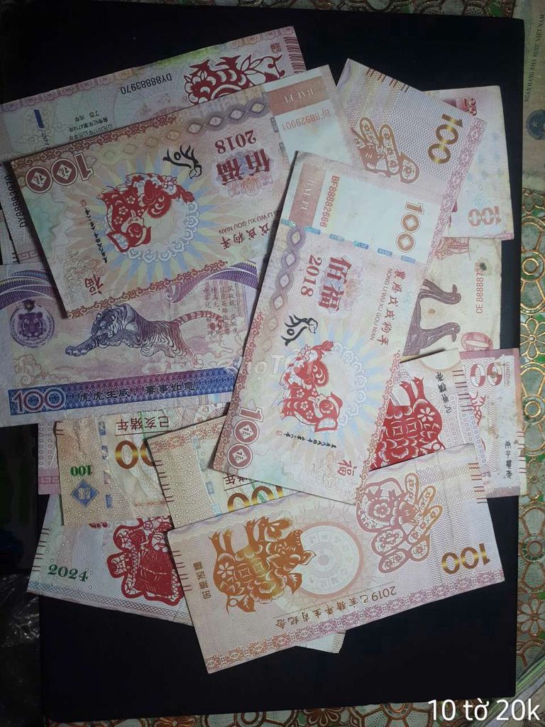Tiền lưu niệm Giấy Nhiều màu 2018-2024 Sưu tầm. Mua bán Đồ sưu tầm, đồ cổ tại Thành phố Tân An Long An được đăng bởi xu tiền giấy  hình 1