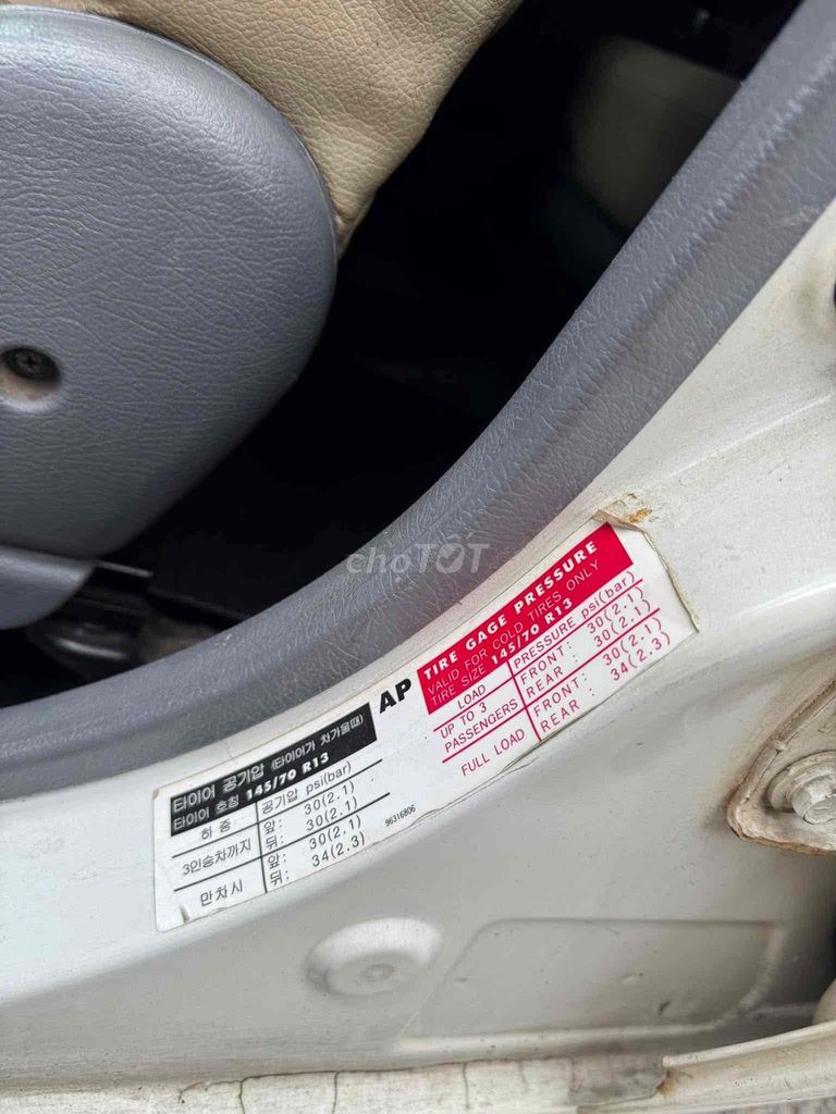 Daewoo Matiz 1999 0.8 MT - 16000 km. Mua bán Ô tô tại Huyện Hóc Môn Tp Hồ Chí Minh được đăng bởi Bà Điểm hóc môn hình 8