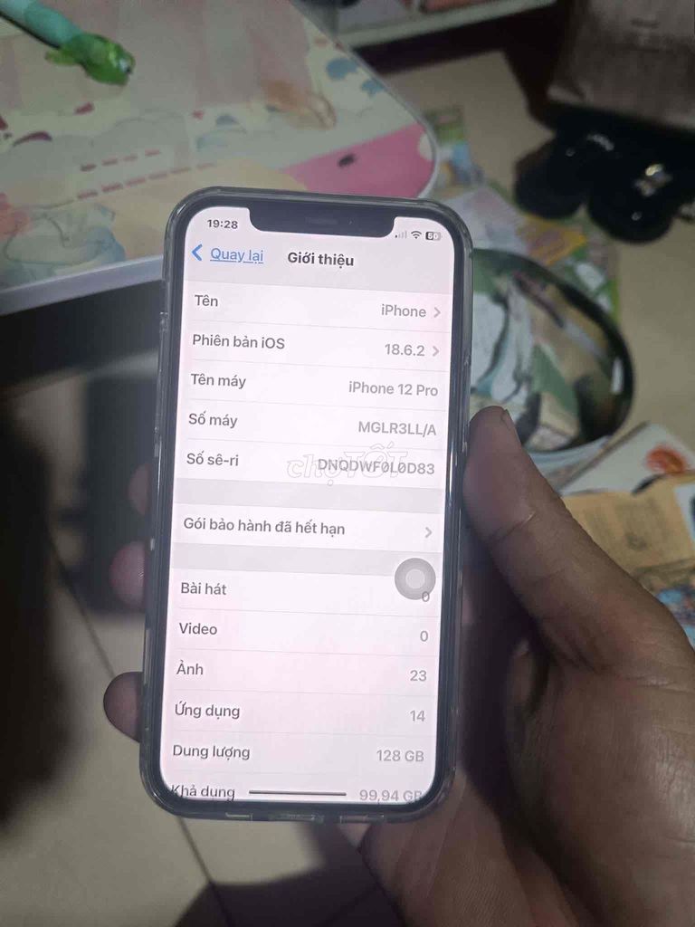 iPhone 12 Pro 128GB lock nên quốc tế bán gl ạ. Mua bán Điện thoại tại Huyện Thanh Trì Hà Nội được đăng bởi phan thắng  hình 1