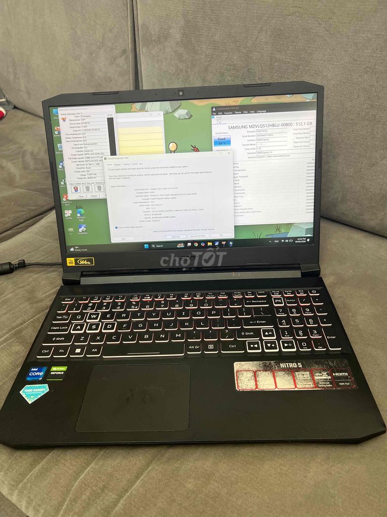 Acer Nitro 5 I7-11800H RTX 3050 Ti. Mua bán Laptop tại Quận Đống Đa Hà Nội được đăng bởi HQ Computer hình 1