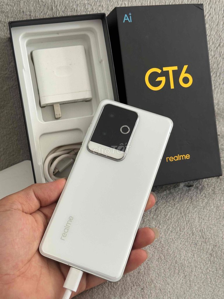 Realme GT 6 16GB/256GB Trắng fulbox. Mua bán Điện thoại tại Quận Bình Tân Tp Hồ Chí Minh được đăng bởi thành loc  hình 1