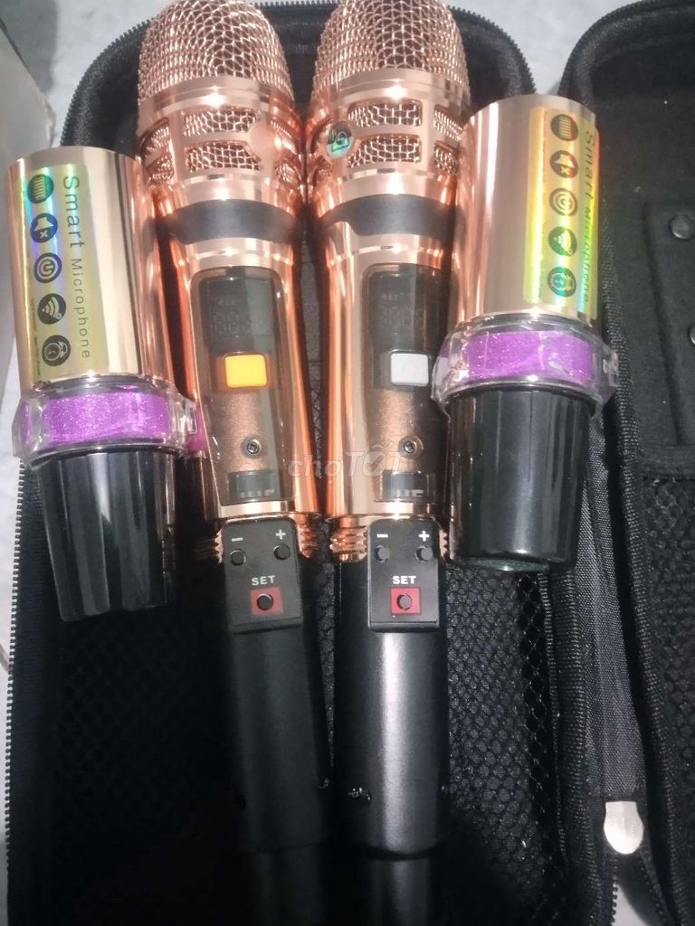 Micro karaoke Vàng đồng. Mua bán Tivi, Âm thanh tại Quận Ninh Kiều Cần Thơ được đăng bởi Tuan vu hình 1