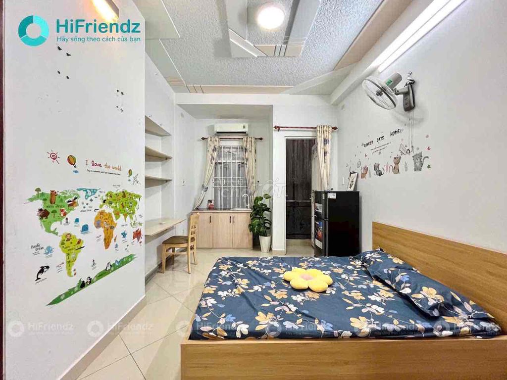 CĂN HỘ BAN CÔNG FULL NỘI THẤT GIÁ RẺ Q5 GẦN ĐẠI HỌC Y DƯỢC, ĐH MỞ, UEH
