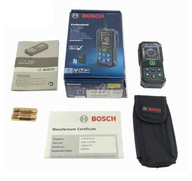 Máy đo khoảng cách laser Bosch GLM 50-23 G Đen. Mua bán Đồ chuyên dụng, Giống nuôi trồng tại Thành phố Thủ Đức Tp Hồ Chí Minh được đăng bởi DENKI DENSHI JP hình 1