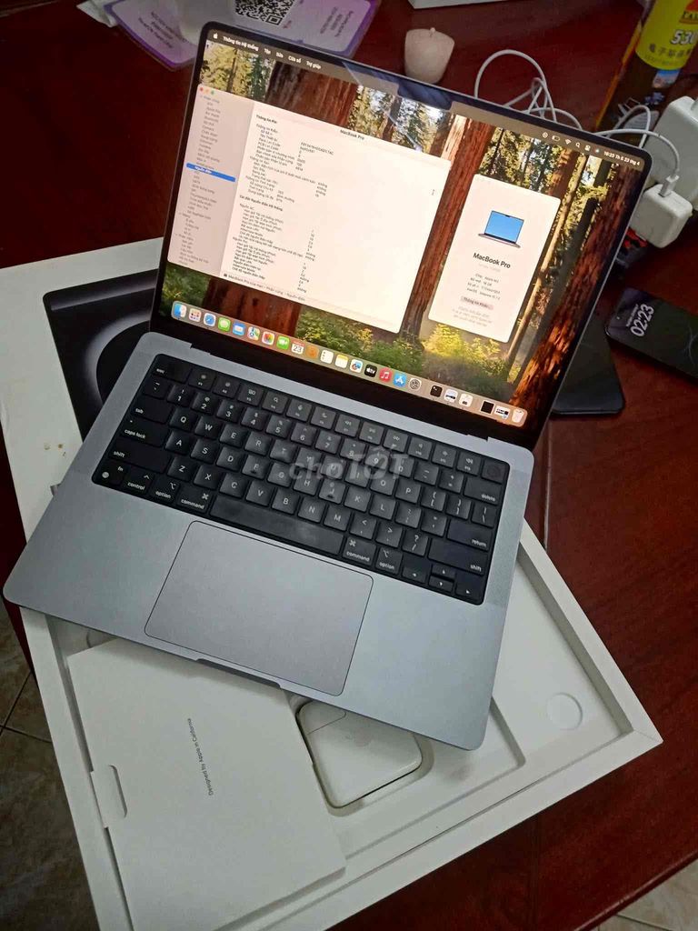 Macbook Pro M3 16GB/512GB - Mỹ, BH 1 tháng. Mua bán Laptop tại Quận Cầu Giấy Hà Nội được đăng bởi Minh Khuê hình 1