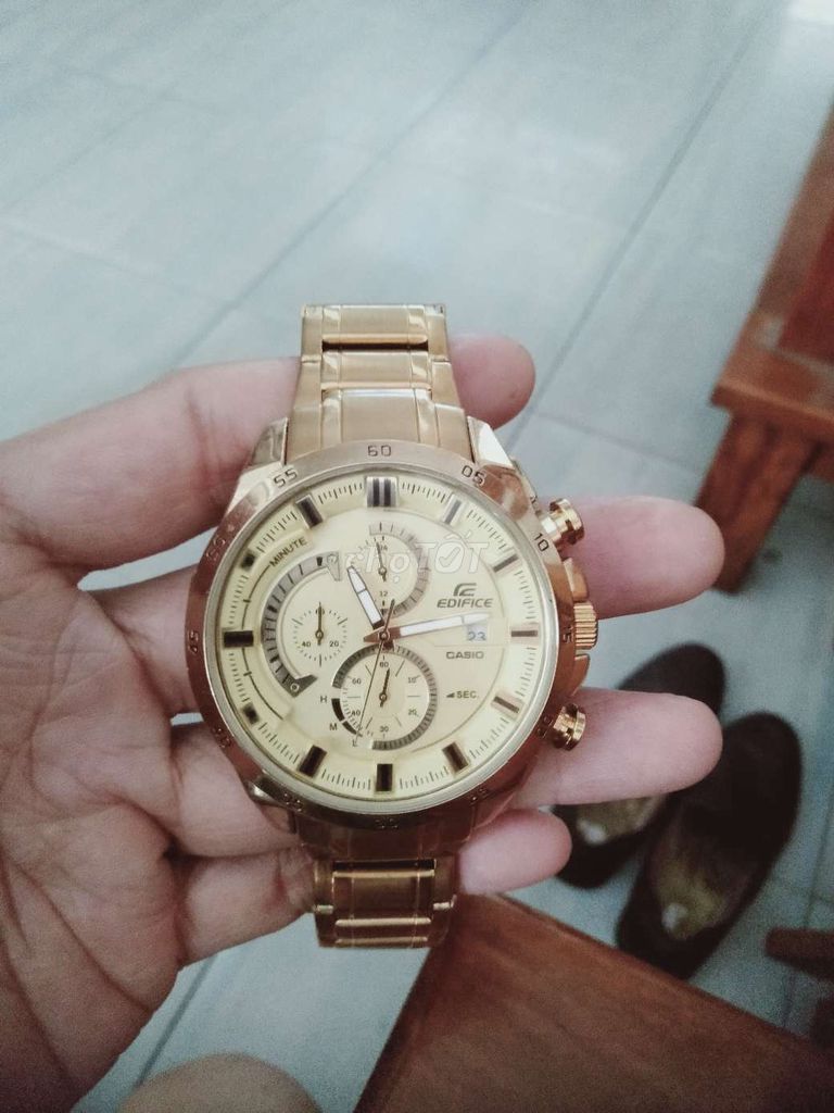 Đồng hồ Casio Edifice Vàng Thép Không Gỉ. Mua bán Đồng hồ tại Quận Liên Chiểu Đà Nẵng được đăng bởi anh nam hình 1
