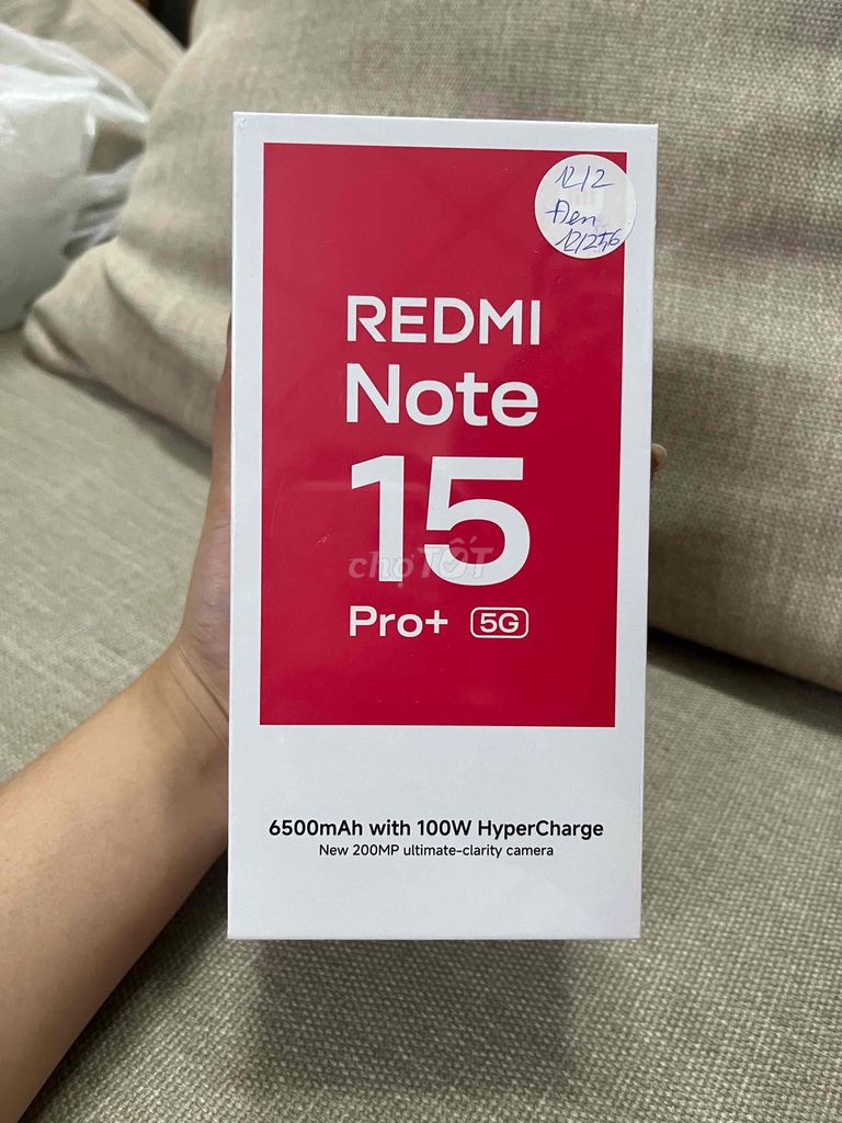 Xiaomi Redmi Note 15 Pro+ 5G Đen New 100%. Mua bán Điện thoại tại Quận 11 Tp Hồ Chí Minh được đăng bởi Ngô Mỹ Quyên hình 1