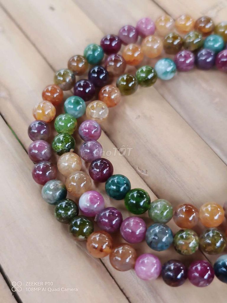 Tourmaline quấn tay 3 vòng