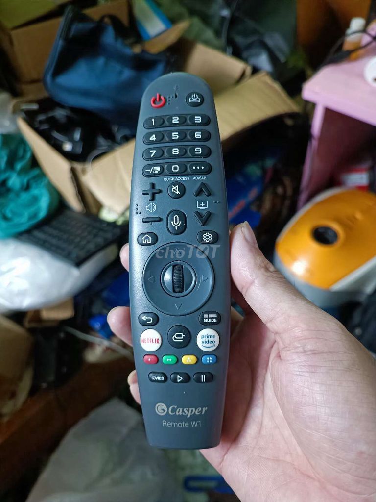 Điều khiển TV Casper Remote W1 Giọng nói Xám. Mua bán Phụ kiện (Màn hình, Chuột...) tại Quận Lê Chân Hải Phòng được đăng bởi Việt hình 1