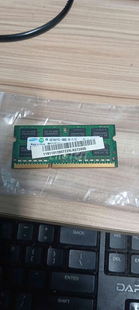 RAM laptop Samsung 4GB DDR3. Mua bán Linh kiện (RAM, Card...) tại Quận 5 Tp Hồ Chí Minh được đăng bởi Phú hình 1