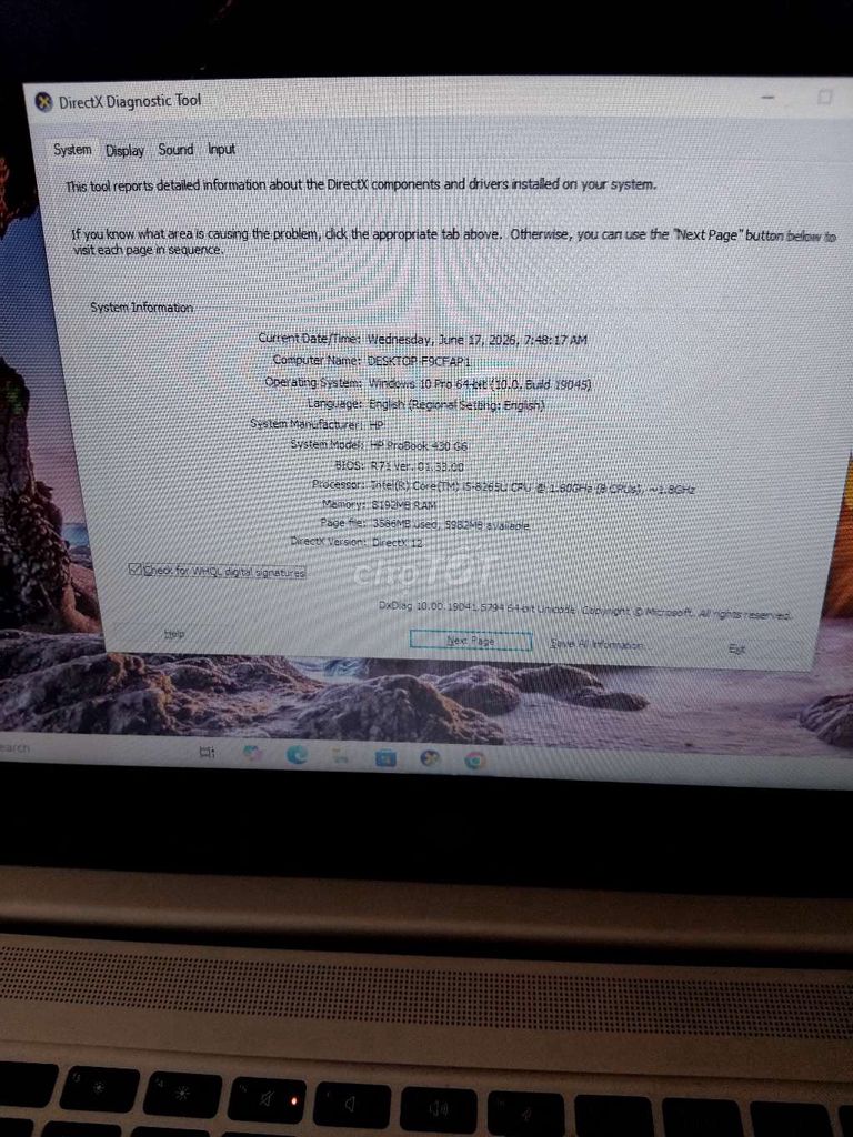 HP ProBook 430 G6 i5 8GB Windows 10 Pro. Mua bán Laptop tại Quận Hoàng Mai Hà Nội được đăng bởi Minh Long hình 1