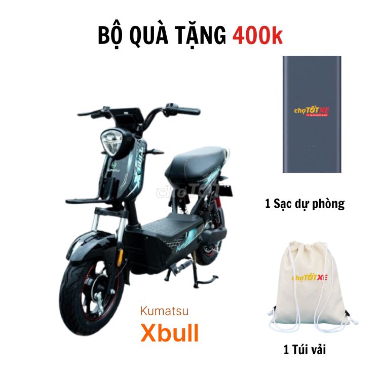 XE ĐIỆN KUMATSU XBULL 2024 XANH DƯƠNG