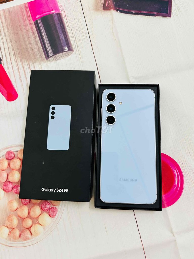 Samsung Galaxy S24 FE Xanh nhạt Như mới. Mua bán Điện thoại tại Quận Cẩm Lệ Đà Nẵng được đăng bởi Chuyên Hàng Công Ty hình 1