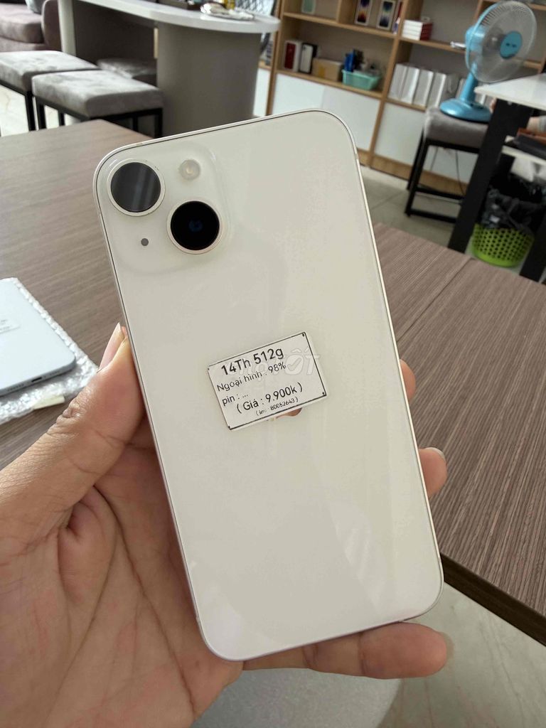 Apple iPhone 14 512GB Trắng Đã sử dụng. Mua bán Điện thoại tại Quận Gò Vấp Tp Hồ Chí Minh được đăng bởi Icon Mobile hình 1