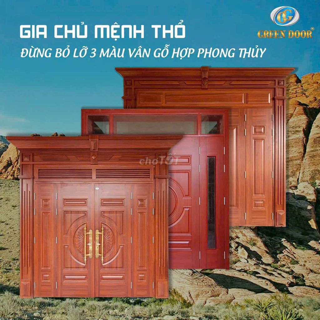 Cửa thép vân gỗ Green Door. Mua bán Nội thất, đồ gia dụng khác tại Huyện Xuân Trường Nam Định được đăng bởi bh hình 1
