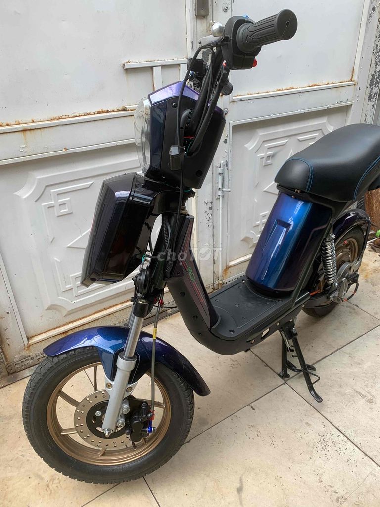 Xe máy điện Xanh tím Đã làm mới 99%. Mua bán Xe điện tại Quận Bình Thạnh Tp Hồ Chí Minh được đăng bởi Minh hình 3