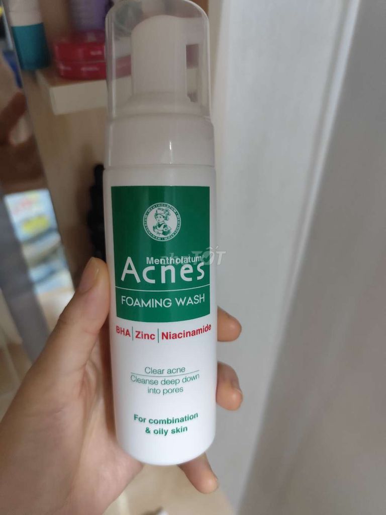 Sữa rửa mặt acnes foaming ( mới)