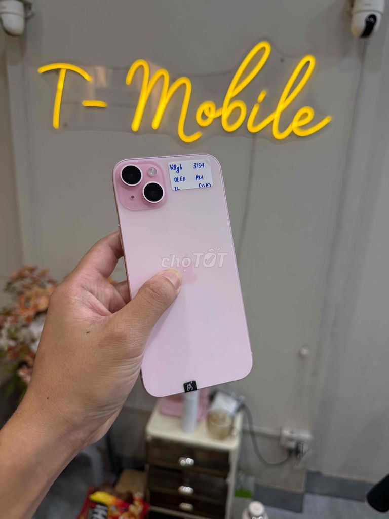 15 Plus 128Gb Quốc Tế hồng keng pin 91% màn oled. Mua bán Điện thoại tại Quận Thanh Xuân Hà Nội được đăng bởi Ngô Tráng T Mobile hình 1