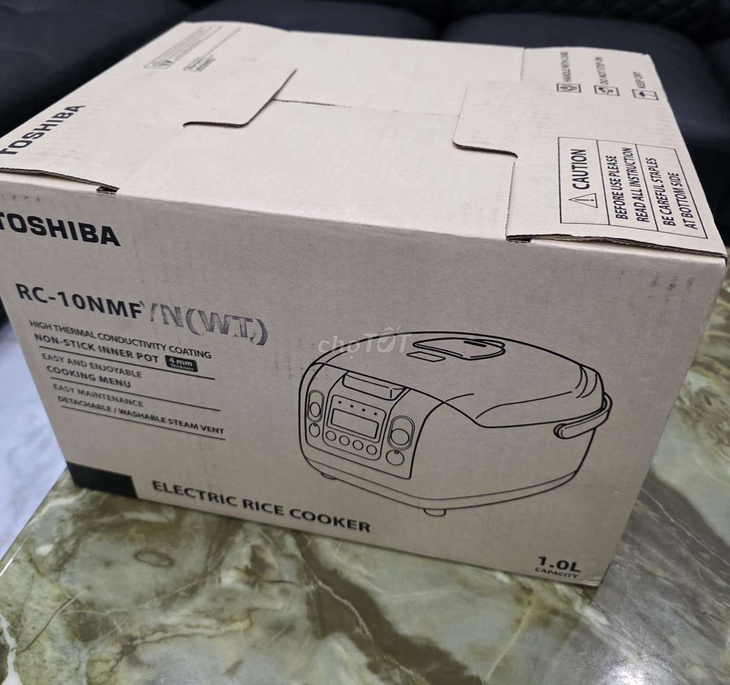 Nồi cơm điện tử Toshiba RC-10NMF/N(WT) 1 lít. Mua bán Bếp, lò, đồ điện nhà bếp tại Huyện Bình Chánh Tp Hồ Chí Minh được đăng bởi A QuanG hình 1