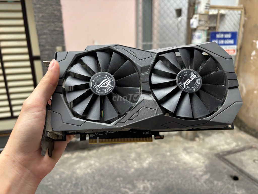 VGA RX570 4GB Asus ROG Strix Full cồng