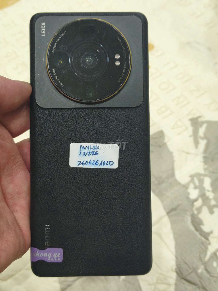 Xiaomi 12s Ultra 12GB/256GB Đen Like New. Mua bán Điện thoại tại Quận Hoàng Mai Hà Nội được đăng bởi Nguyennoi hình 1