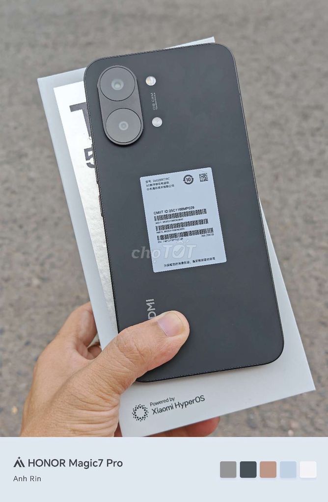 Xiaomi Redmi Turbo 5 Max Đen 12.256. Mua bán Điện thoại tại Quận Bình Tân Tp Hồ Chí Minh được đăng bởi Phạm Vôn hình 1