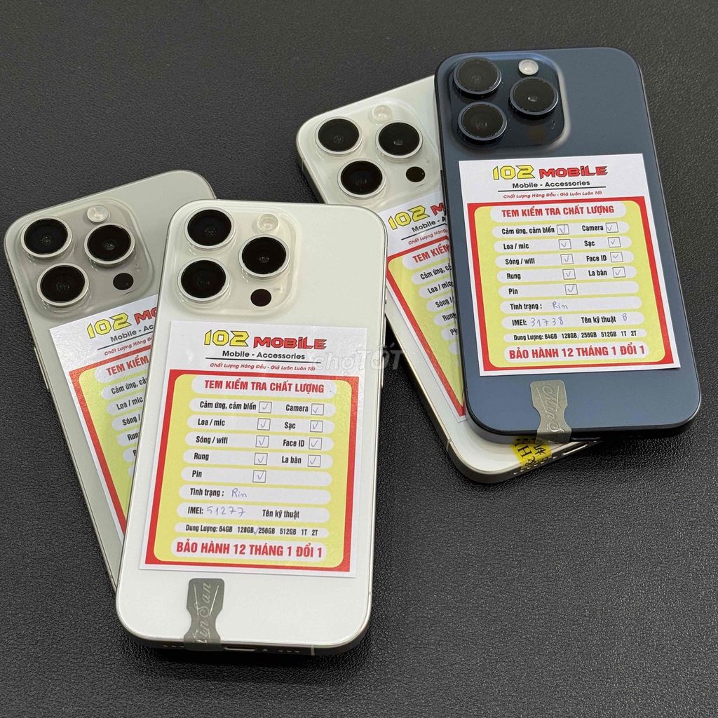 iPhone 15 Pro 128GB máy đẹp keng nét rin chuẩn. Mua bán Điện thoại tại Thành phố Buôn Ma Thuột Đắk Lắk được đăng bởi Nguyễn Hoàng hình 1