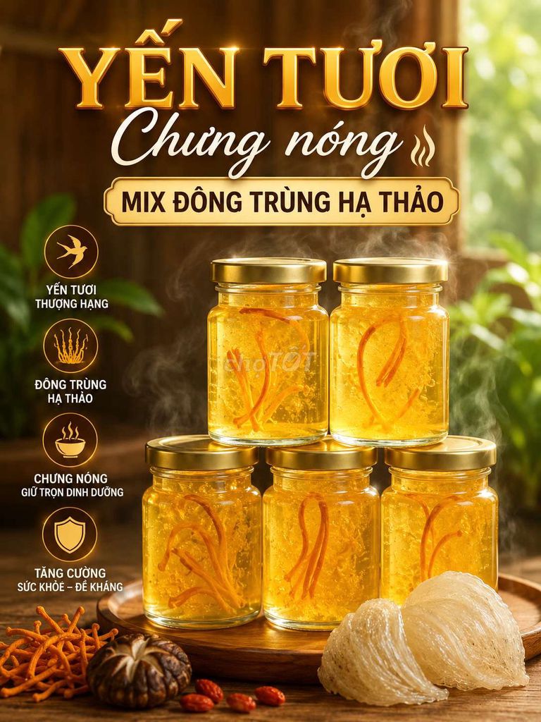 Yến chưng hũ 70 ml yến tươi đông trùng hạ thảo. Mua bán Đồ ăn, thực phẩm và các loại khác tại Huyện Bình Chánh Tp Hồ Chí Minh được đăng bởi HỒNG ÂN YẾN hình 1