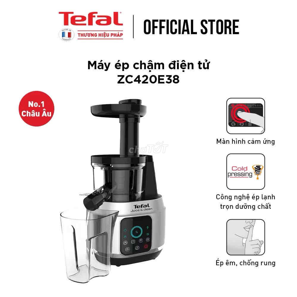 Máy ép chậm Tefal ZC420E38 Bạc, Đen. Mua bán Bếp, lò, đồ điện nhà bếp tại Thành phố Huế Thừa Thiên Huế được đăng bởi VyVy hình 1