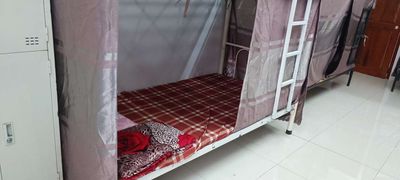 Ở ghép giường tầng, 1tr1/Tg Bao Trọn gói điện nước,Máy Lạnh,Máy Giặt,