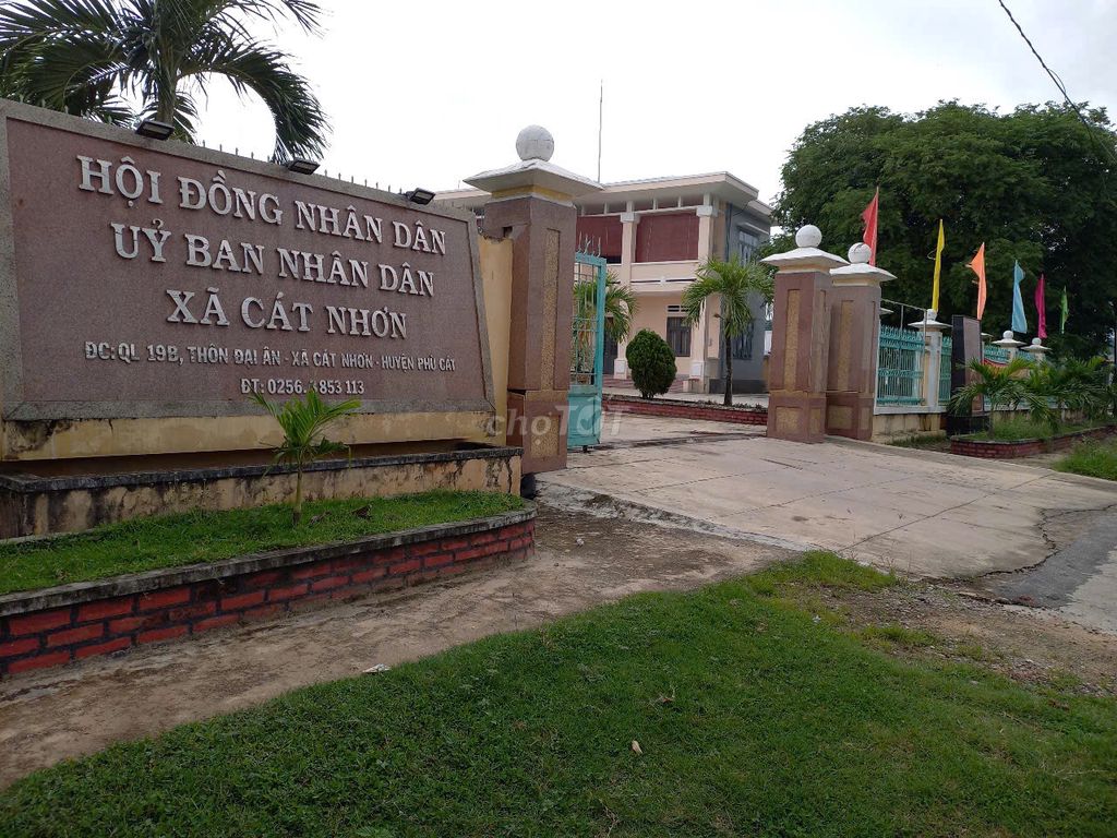 Bán đất 168m2 mặt tiền  ql19b đối diện cn cát nhơn, phù cát, gialai