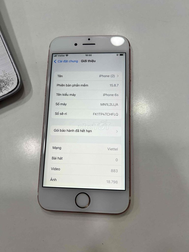 Apple iPhone 6s 32GB Vàng hồng Đã sử dụng. Mua bán Điện thoại tại Quận Bình Thạnh Tp Hồ Chí Minh được đăng bởi Tuấn hình 1