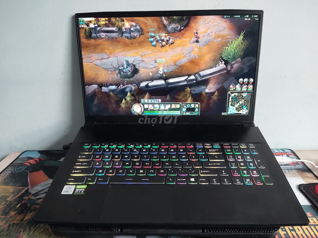 MSI GF75 i7 10750H RTX 3060 17inch phím Led RGB