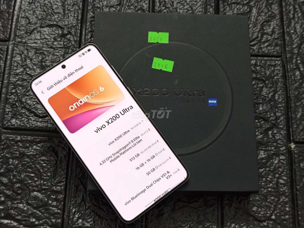 Vivo X200 Ultra 512GB Trắng 99% Sạc 9 lần GL. Mua bán Điện thoại tại Quận Gò Vấp Tp Hồ Chí Minh được đăng bởi Minh hình 1