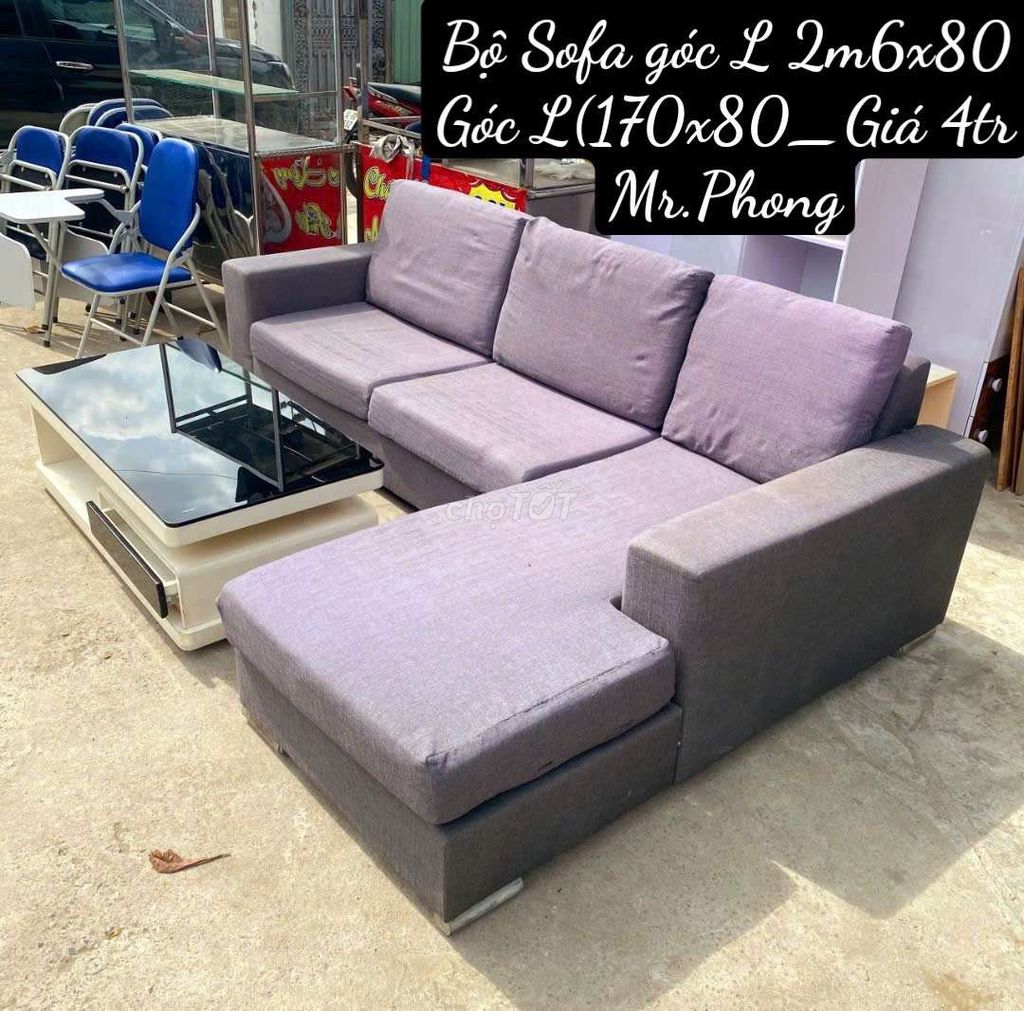 Thanh lý sofa vải giá 4tr tphcm