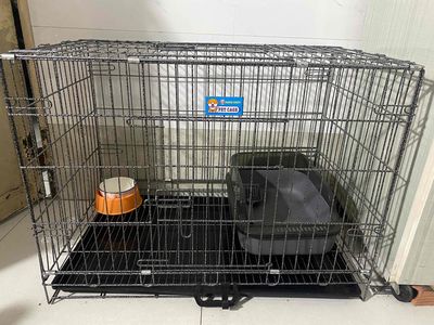 Lồng chó mèo - Kim loại Đen. Mua bán Phụ kiện, Thức ăn, Dịch vụ tại Huyện Bình Chánh Tp Hồ Chí Minh được đăng bởi Hồng Tâm