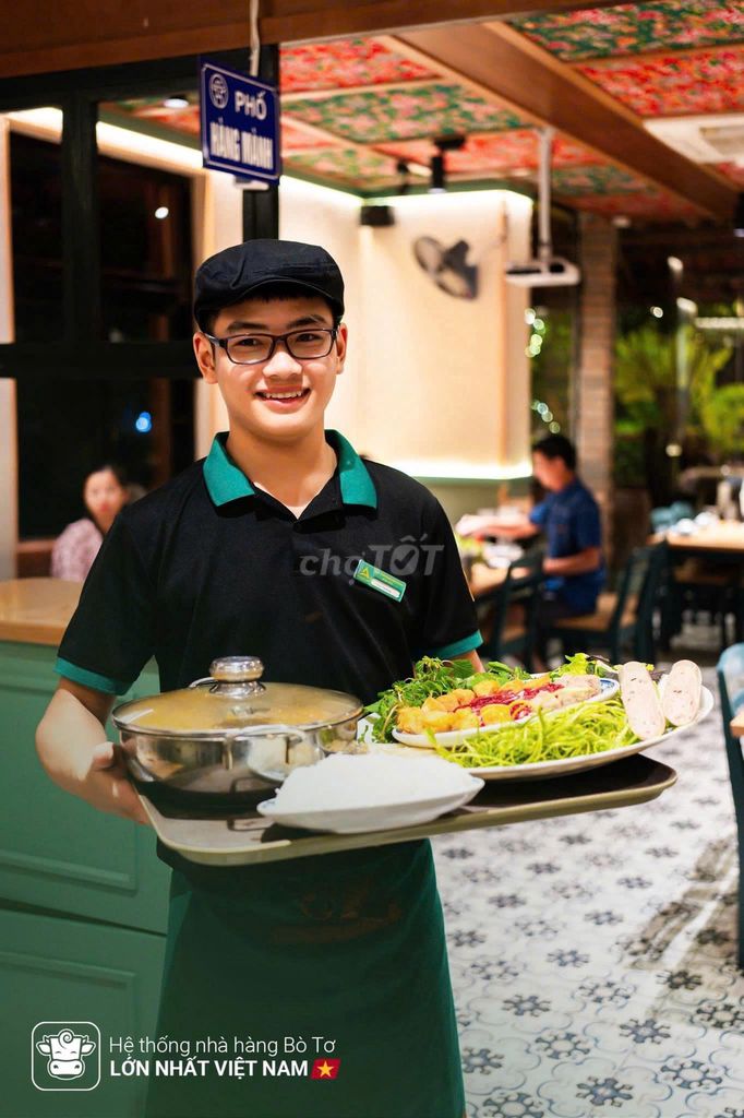 [BÌNH THẠNH] TUYỂN 50 PHỤC VỤ+PHA CHẾ - LƯƠNG CAO. Việc làm tại Quận Bình Thạnh Tp Hồ Chí Minh được đăng bởi Nhà hàng Bò tơ Quán Mộc hình 4