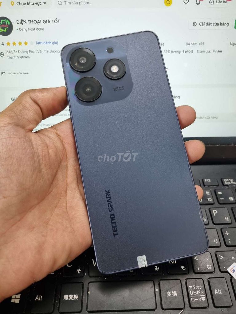 TECNO SPARK 10 PRO 8GB.128GB PIN 5000 ZIN FULL CN. Mua bán Điện thoại tại Quận Bình Thạnh Tp Hồ Chí Minh được đăng bởi Dân Mobile hình 1
