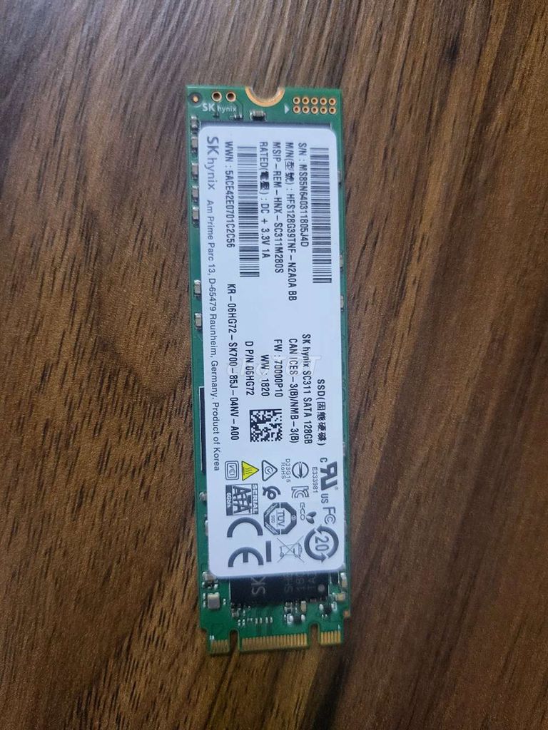 Ổ cứng SSD SK Hynix chuẩn M2 128GB. Mua bán Linh kiện (RAM, Card...) tại Quận Tân Phú Tp Hồ Chí Minh được đăng bởi Phong hình 1