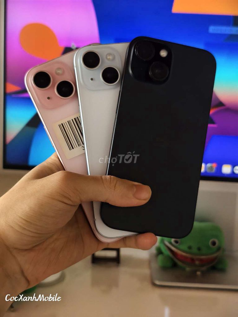 Apple iPhone 15 128GB Đen, Hồng, Trắng 98%. Mua bán Điện thoại tại Quận Liên Chiểu Đà Nẵng được đăng bởi Minh Hiệp CócXanhMobile hình 1