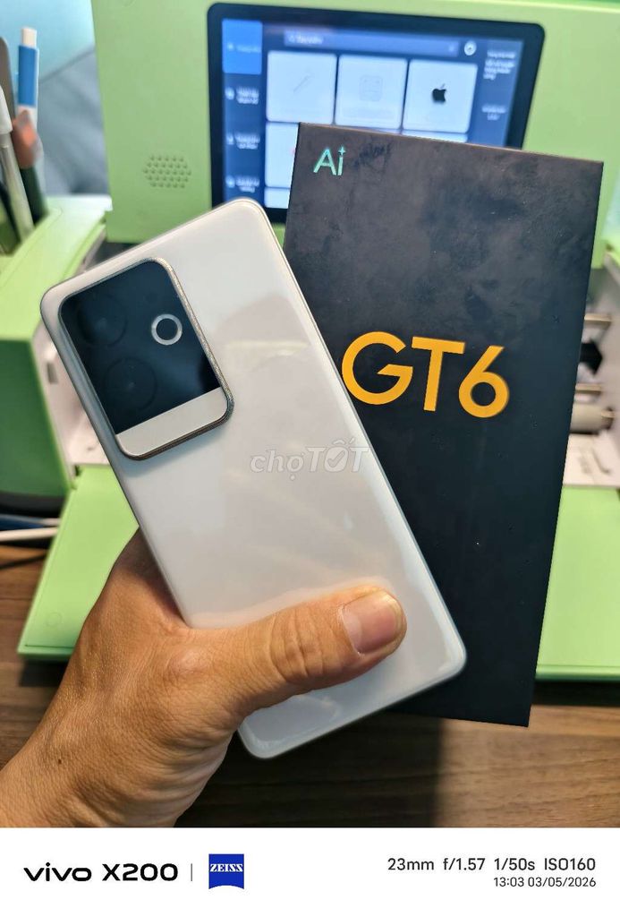 Realme GT6 Trắng 256GB. Mua bán Điện thoại tại Thành phố Thủ Dầu Một Bình Dương được đăng bởi Bùi Văn Kỷ hình 1