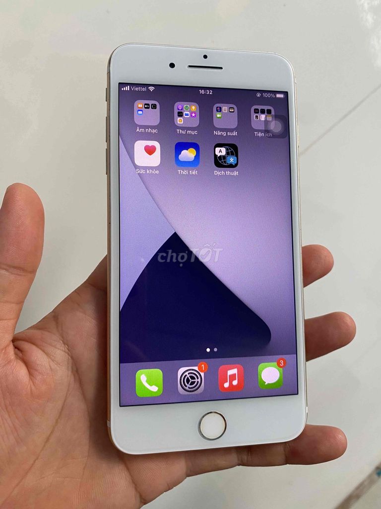 Apple iPhone 7 Plus 128gb Vàng bin 100%. Mua bán Điện thoại tại Thị xã Tân Uyên Bình Dương được đăng bởi điện thoại cũ Tân Uyên  hình 1