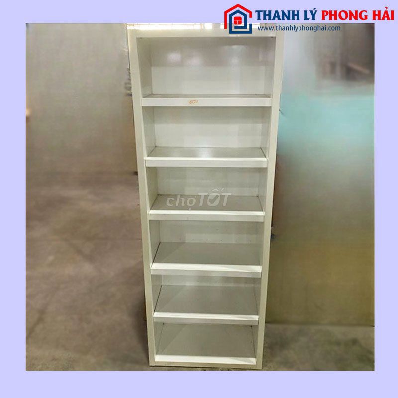 Kệ Sách Gỗ MDF Trắng Nhiều Tầng Đẹp 90%. Mua bán Tủ, kệ gia đình tại Quận Gò Vấp Tp Hồ Chí Minh được đăng bởi Thanh lý Phong Hải hình 1
