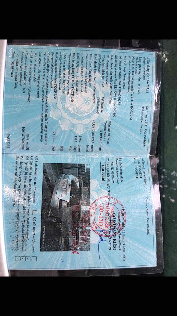 Toyota Innova 2006 j. Mua bán Ô tô tại Quận 6 Tp Hồ Chí Minh được đăng bởi trương siêu hình 8