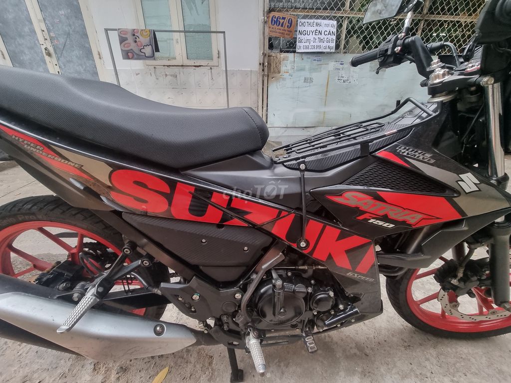 Suzuki Satria Fi150 2019 Đen đỏ. Mua bán Xe máy tại Quận 12 Tp Hồ Chí Minh được đăng bởi Hiếu Đặng Ngọc hình 1