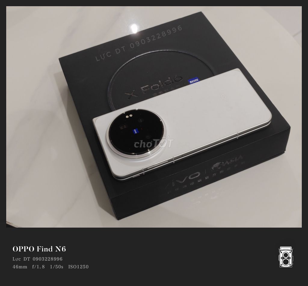 Vivo X Fold 6 12/256GB Trắng đẹp keng full box . Mua bán Điện thoại tại Quận Hoàng Mai Hà Nội được đăng bởi mobilehungthinh hình 1